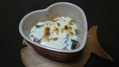 豆腐クリームのグラタン