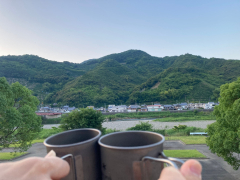 夕方散歩