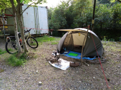 GWｺﾞｰﾙﾃﾞﾝｳｨｰｸ：自転車Camp