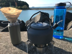 海辺のコーヒータイム