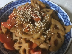 蓮根の煮物