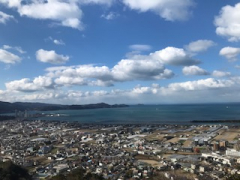 名草山を登って